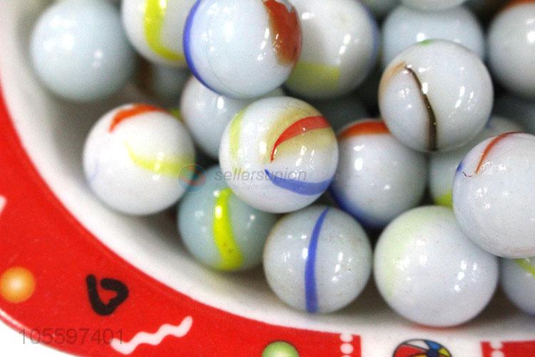 Fashion Design Cream Glass Ball Toy Marbles Ball