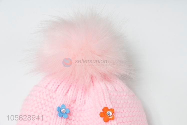 Fashion Comfortable Knitted Earmuffs Hat Kids Warm Hat