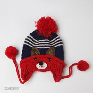 Popular Winter Knitted Earmuffs Hat Warm Hat For Boys