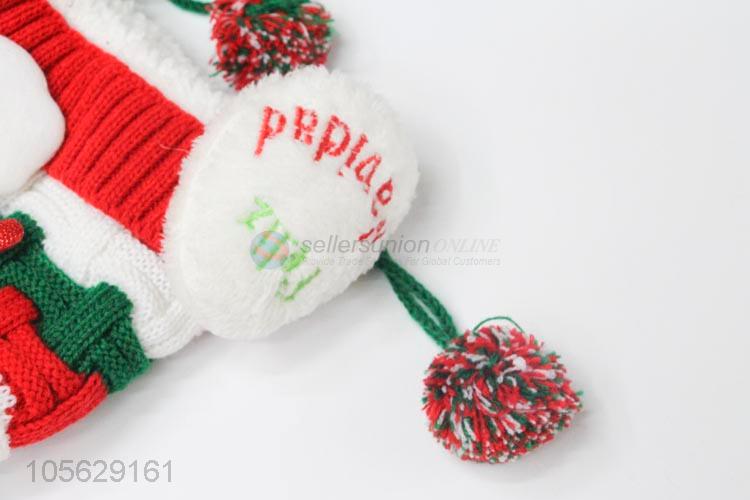 Hot Sale Colorful Knitted Beanie Cap Best Earmuffs Hat For Baby