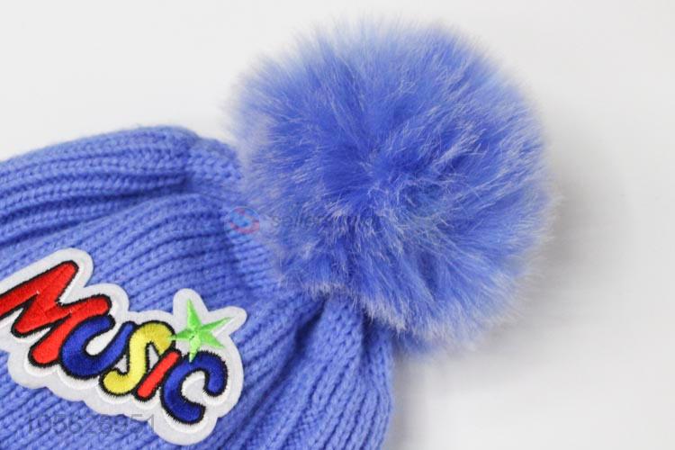 High Quality Pompon Hat Winter Earmuffs Hat For Boy