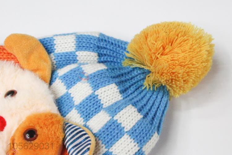 New Arrival Cartoon Knitted Earmuffs Hat Winter Boys Hat