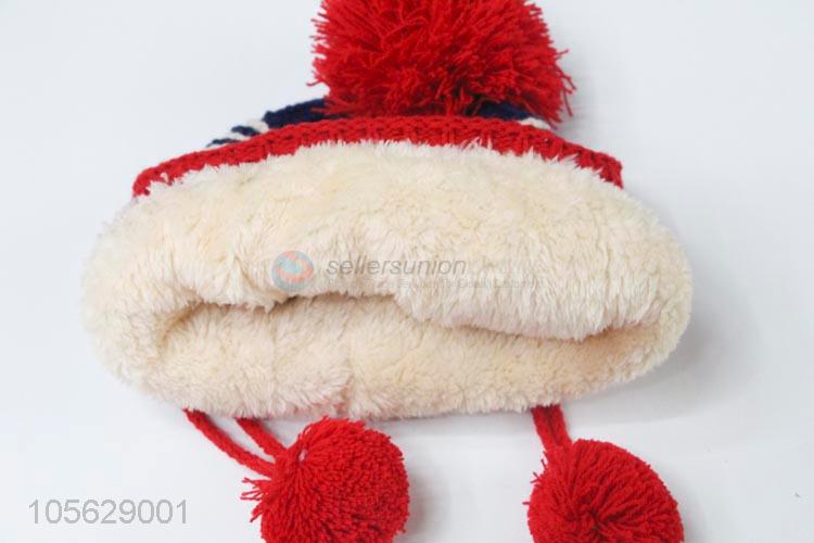 Popular Winter Knitted Earmuffs Hat Warm Hat For Boys