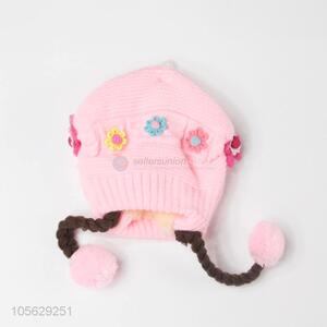 Wholesale Decorative Beanie Cap Baby Winter Warm Hat