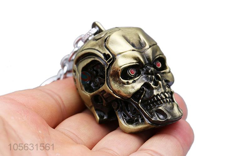 Popular Fashion Accessories Skull Shape Key Chain Alloy Pendant