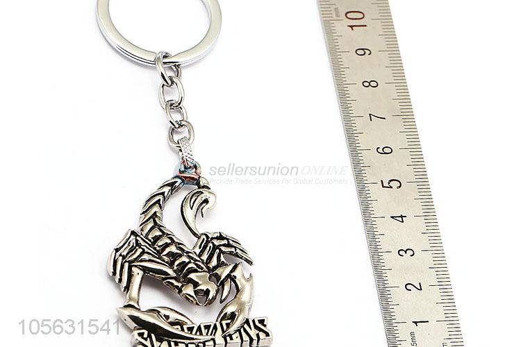 Good Sale Simulation Scorpion Model Zinc Alloy Key Chain