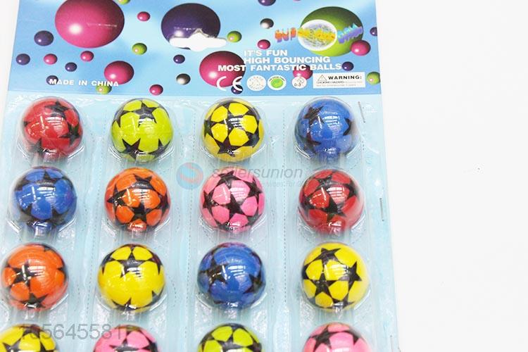 Excellent quality multicolor rubber stress balls bouncy balls