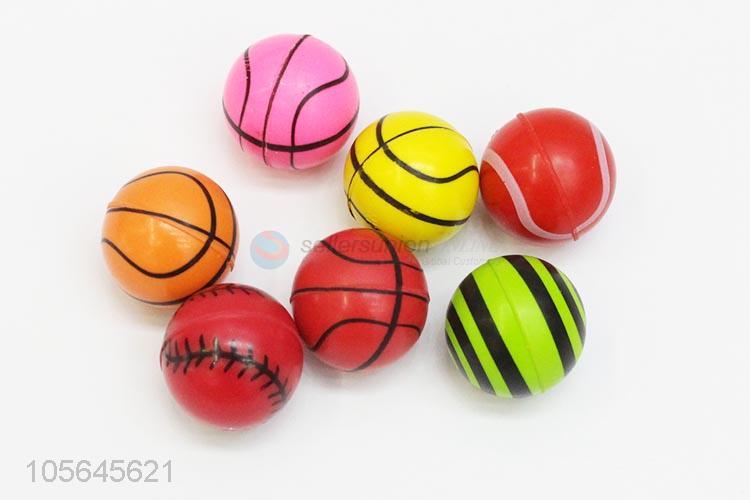 Wholesale low price custom printed rubber bouncy balls