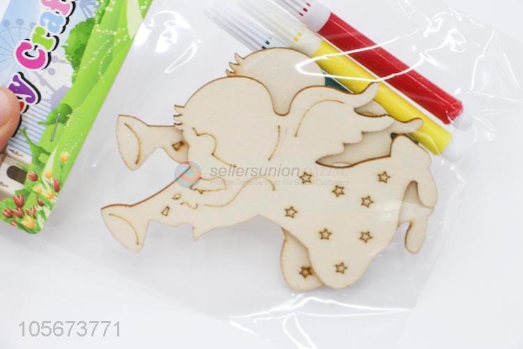 Popular Kids Educational DIY Coloring Wooden Craft Kit