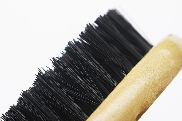 New Design Long Wooden Handle Shoeshine Brush Cheap Shoes Brush