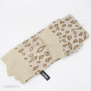 Cheap Price Autumn Winter Women Hat Knitted Warm Scarf Set