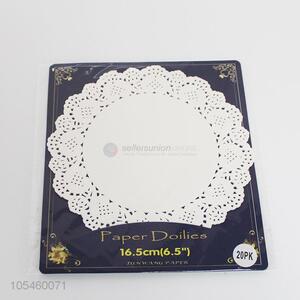 Hot selling food safe lace paper doilies for chips