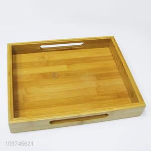 Superior factory bamboo snacking tea tray food tray