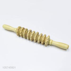 High-grade wooden wheel rollers stick health massage stick