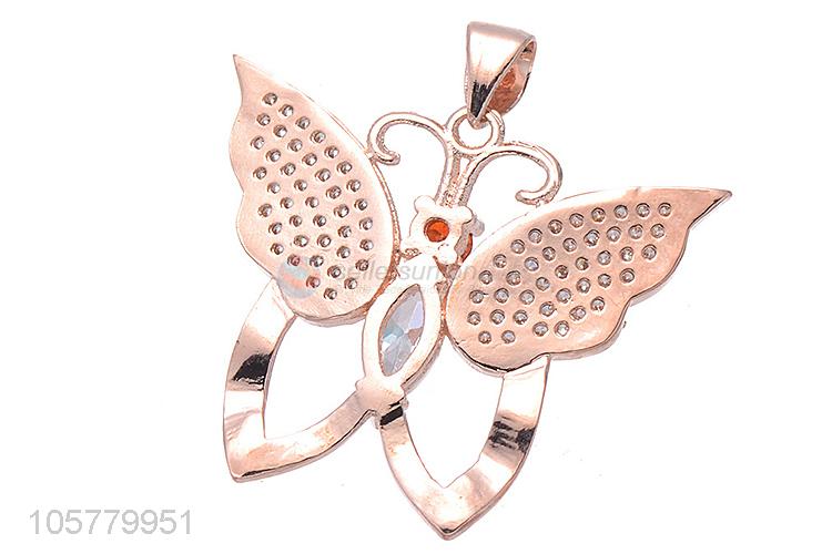 Best Price Butterfly Shape Copper Necklace Accessories Fashion Pendant