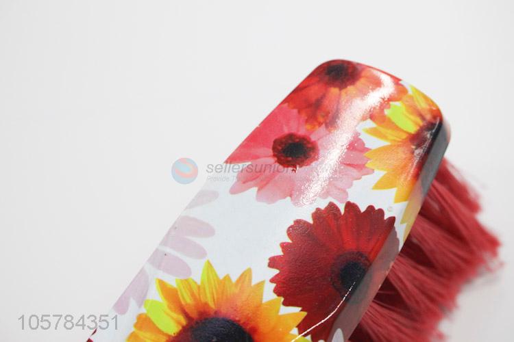 Competitive Price PET Plastic Broom Head with Flower Printed