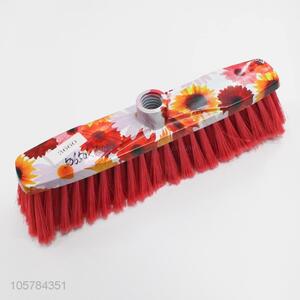 Competitive Price PET Plastic Broom Head with Flower Printed