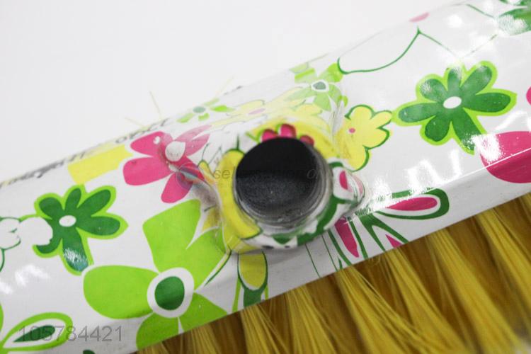 Factory Price PET Plastic Broom Head with Flower Printed