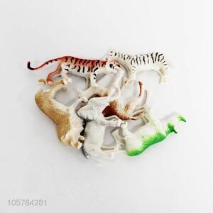 Wholesale 6pcs plastic animal set with tiger