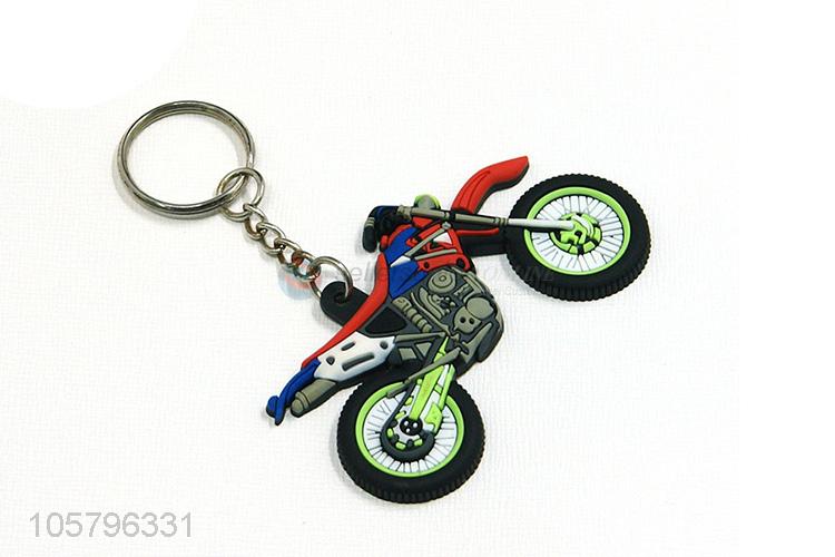 Cool Design Motorcycle Shape Soft PVC Key Chain