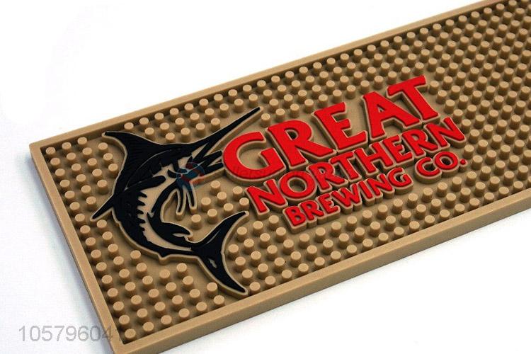 Unique Design Decorative Soft PVC Beer Mat With Logo