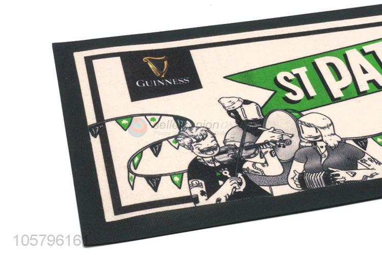 Color Printing Decorative Non-Woven Bar Mat With Logo