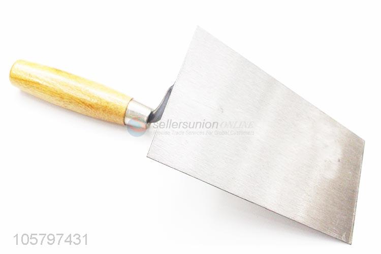 High quality wooden handle general polished bricklaying trowel