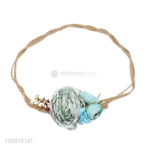 Fashion Simulation Flower Hemp Rope Decorative Sash Belt