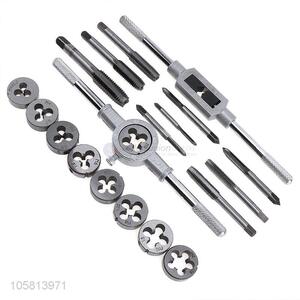 Top sale tap and die set hand tapping wrench diestock metric screw set