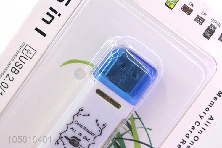 Custom Plastic Usb2.0 All In One Memory Card Reader