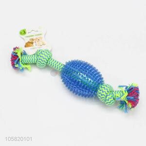 Wholesale Rubber Cotton Rope Pet Chew Toy