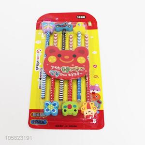 Good Quanlity 6PC Cartoon Head Pencil