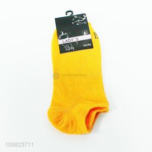 Wholesale orange women running socks anklet socks