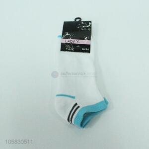 Latest design custom soft women summer short socks