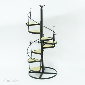 Good quanlity stair style three layers flower shelf