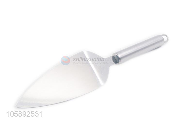 Custom stainless steel cake holder spatula slotted pizza pie cutter turner shovel server