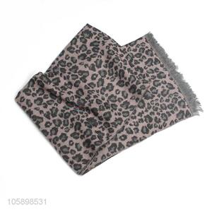 China wholesale leopard  pattern winter warm women scarf