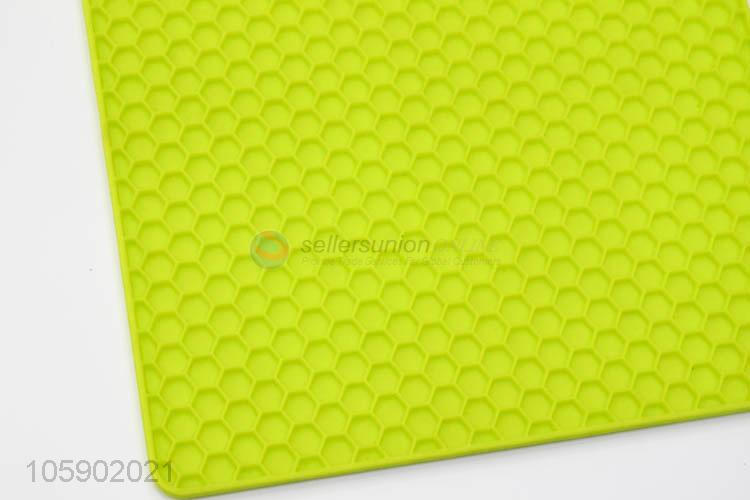 Premium quality eco-friendly honeycomb anti-slip silicone heat pad