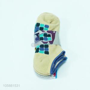 Wholesale cheap 3pairs ladies terry low cut socks