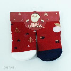 Factory excellent 2pairs Christmas socks for children