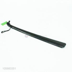 Durable long handle shoe helper plastic shoehorn