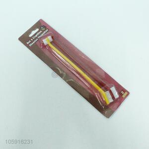 Delicate Design 2 Pieces Plastic Pet Toothbrush