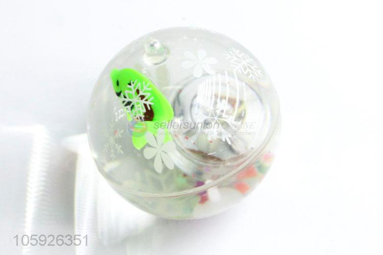 New style custom kids fish crystal flashing light toy ball