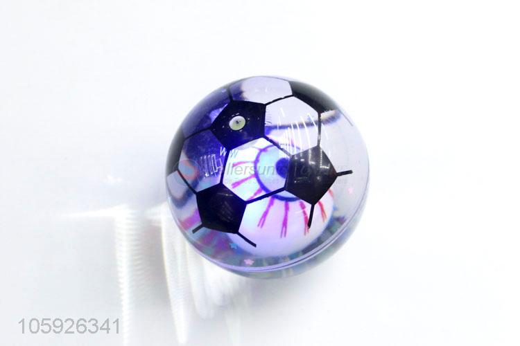 Cheap new children lucency eyeball light-up bouncy football