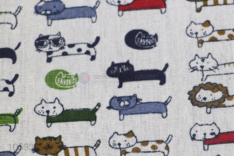 Wholesale Popular Lovely Cat Pattern A4 Paper Portable Pocket Bill Pouch File Bag