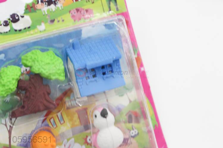 Cheap and high quality cute 3d eraser for kids