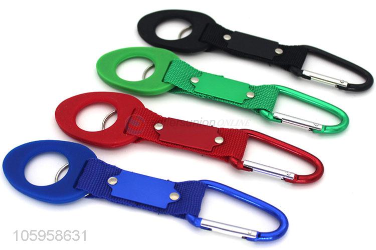 Direct factory silicone water bottle holder carabiner hook