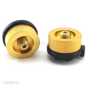 Split furnace converter connector auto-off gas cartridge tank cylinder adapter