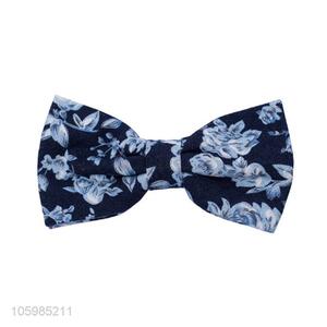 Professional suppliers custom flower printed bow tie for men