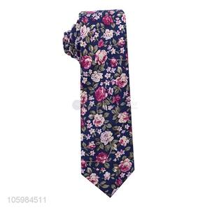 Top sale delicate men necktie floral print ties